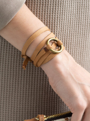 Light Brown Lola Leather Bracelet