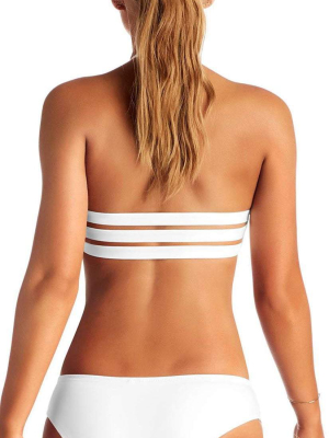 Vitamin A Ecolux  Emelia Bikini Bottom In White