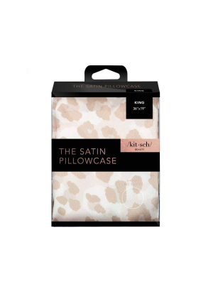 Kitsch - Satin Pillowcase King - Leopard