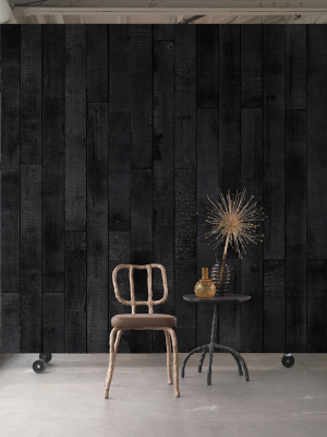 Maarten Baas Burnt Wood Wallpaper Design By Piet Hein Eek For Nlxl Wallpaper