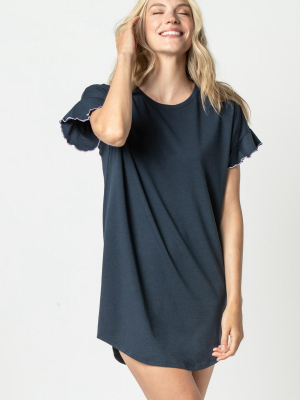 Flutter Sleeve Sleep Dress