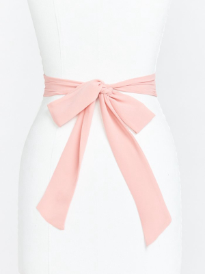 Bridesmaid Sash ~ Rosebud Chiffon