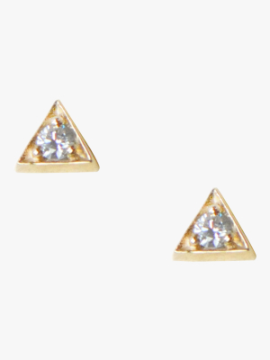 Cleo Triangle Stud Earrings