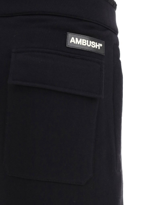 Ambush Logo Patch Drawstring Bermuda Shorts