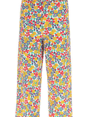 Marni Floral Printed Cropped Pants