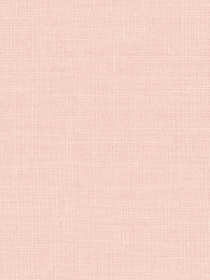 Hopsack Embossed Vinyl Wallpaper In Lightly Pink From The Living With Art Collection By Seabrook Wallcoverings