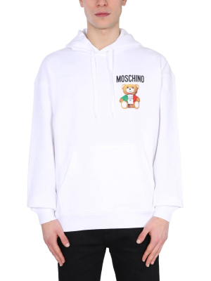 Moschino Teddy Bear Logo Print Sweatshirt