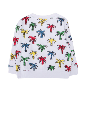 Stella Mccartney Kids Palm Tree Print Sweatshirt