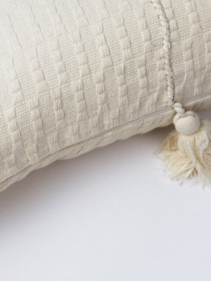 Antigua Pillow - Natural White