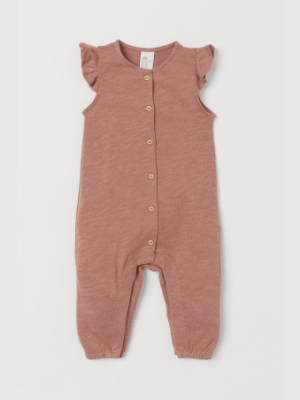 Slub Jersey Romper Suit