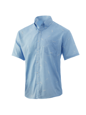 Marsh Teaser Performance Short Sleeve Sport Shirt- Ice Blue