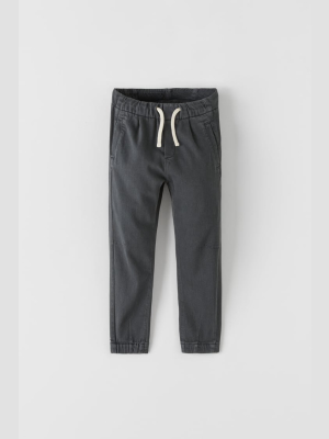 Elastic Trim Joggers