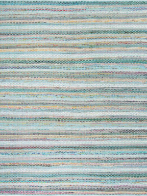 Montauk Stripe Aqua/multi Area Rug