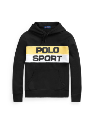 Ralph Lauren Polo Sport Fleece Hoodie Colorblocked Black