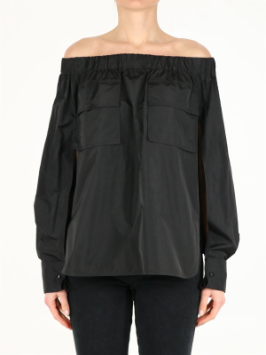 Max Mara Off-shoulder Shirt