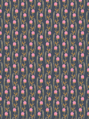 Clover Fields Wallpaper In Golden Sunset From The Wallpaper Republic Collection By Milton & King