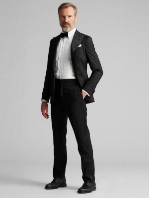 Slim Fit Wool Tuxedo Trouser