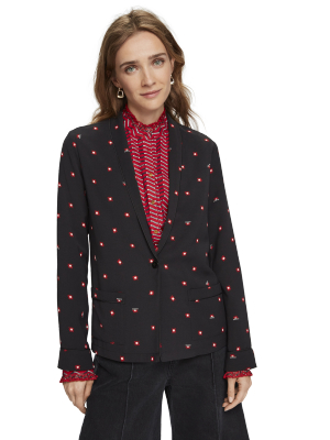 All-over Printed Blazer