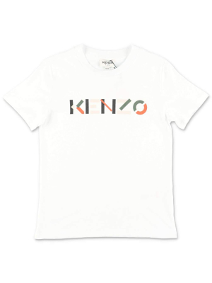 Kenzo Kids Logo Printed T-shirt