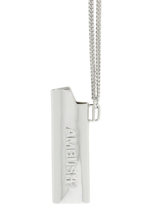 Ambush Lighter Case Logo Lettering Necklace