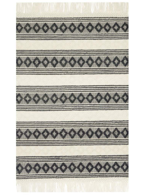 Loloi Magnolia Home Rug Holloway Yh-01 Black/ivory