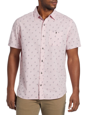 Blaine Flamingo Slub Shirt