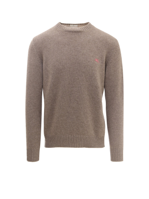 Etro Logo Embroidered Knit Jumper