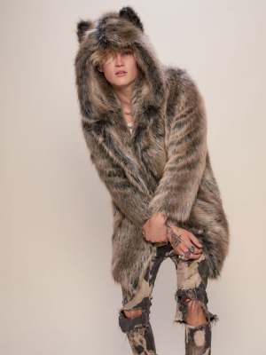 Grey Wolf Classic Faux Fur Coat | Men's