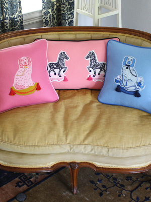 Limited Edition Yolanda And Tatty Zebra Decorative Pillow - Willa Heart Collection