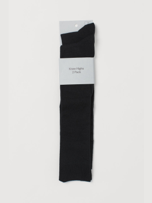 2-pack Knee Socks