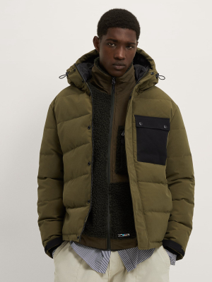 Combination Pocket Puffer Jacket