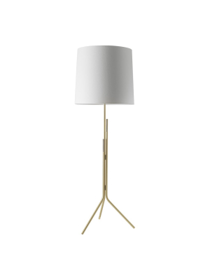 Ellis Floor Lamp - Drop Paper 100 Shade