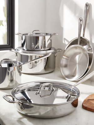 All-clad © D3 Stainless Steel 10-piece Cookware Set