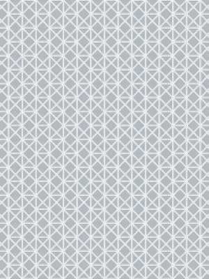 Lisbeth Geometric Lattice Wallpaper In Grey From The Pacifica Collection By Brewster Home Fashions