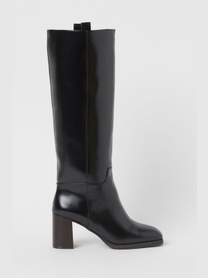 Block-heeled Boots