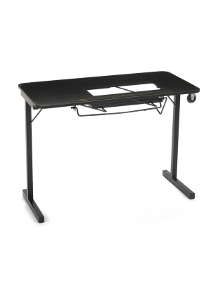 Arrow Cabinets Heavyweight Table For Vintage Singer Sewing Machines Black