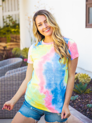 Tie-dye Tee - Rainbow