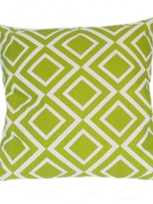 Green Diamonds Pillow Design By 5 Surry Lane