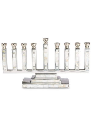 Julia Knight Classic Menorah In Pearl