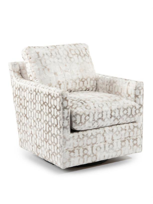 Low-back Luxury-arm Swivel Glider Chair