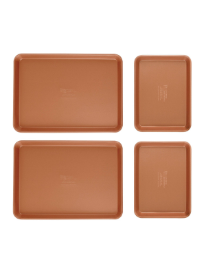 Familytraditions 4pc Copper Quarter & Half Sheet Set