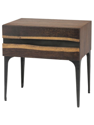 Nuevo Prana Side Table - Seared