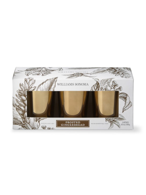 Williams Sonoma Frosted Gingerbread Votive Candle