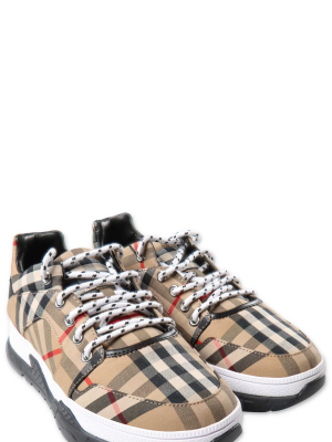 Burberry Kids Vintage Check Sneakers