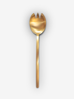 Due Ice Oro Salad Serving Fork