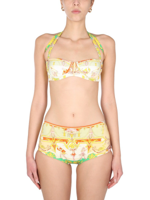 Etro Scarf Print Halterneck Bikini Set