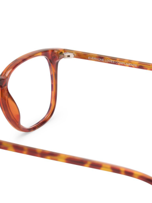 Griffin - Amber Tortoise + Blue Light Readers