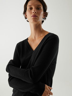 Cashmere V-neck Jumper