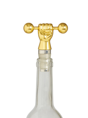 Barbell Bottle Stopper