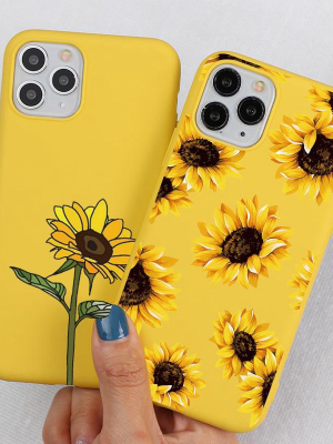 Sunny Flowers - (soft) Iphone Cases